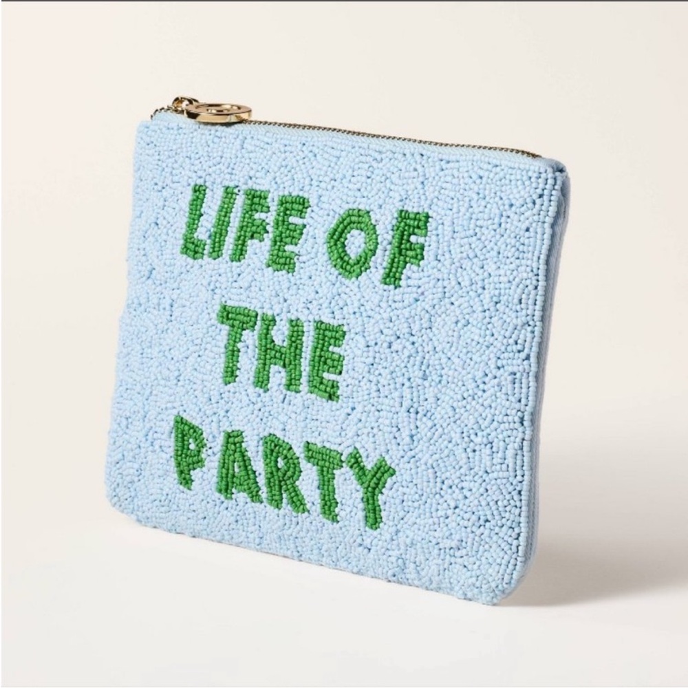 Kate Spade Life of the Party Beaded Clutch NWT - Picture 3 of 6